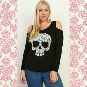 NWOT skull top